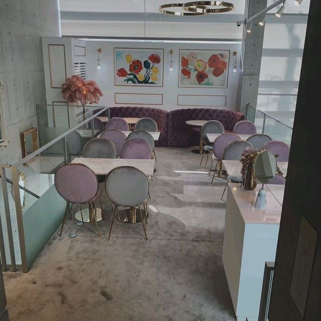 [渋谷]大理石調で可愛い韓国風カフェ[サロン ド ルイ ジュエリーカフェ]