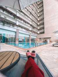 Chilling by the pool @ Lexis Suites Penang