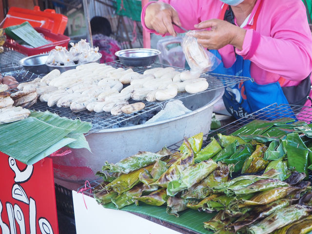 タイのお土産は市場で調達