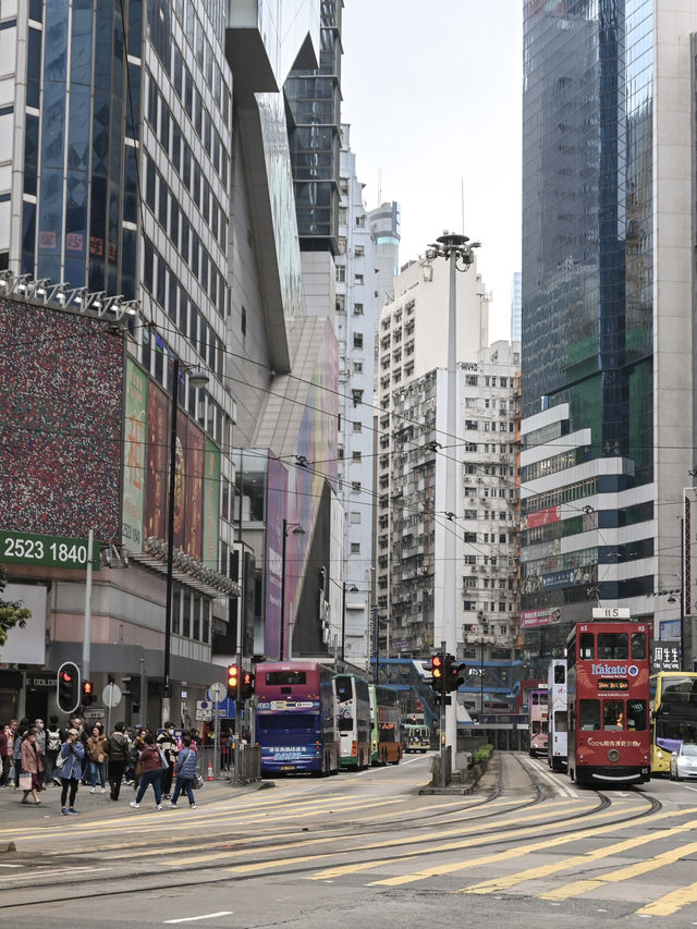 【香港】トラムが映える香港の風景