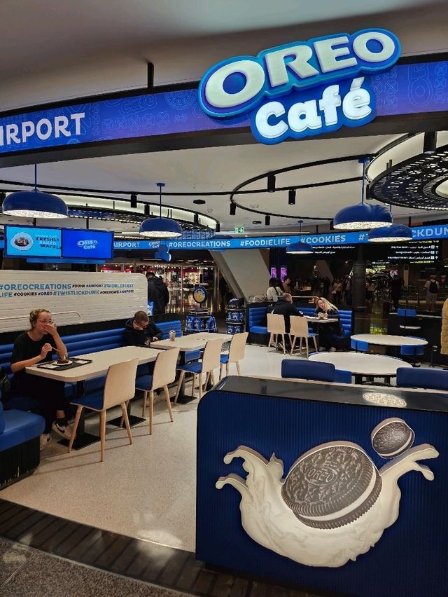 A Sweet Layover at Oreo Café, Doha Airport