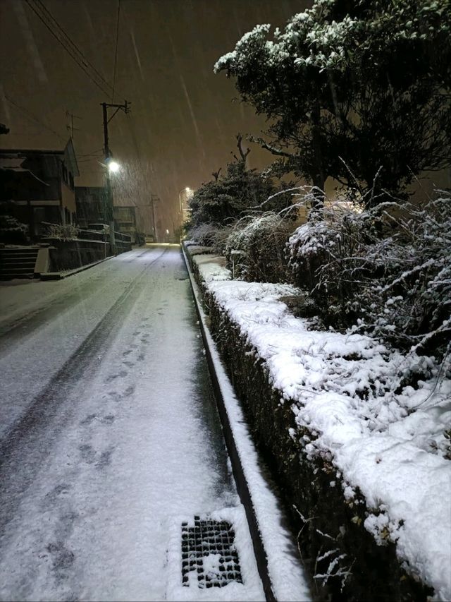 Nagasaki เดือนนี้หิมะตกหนักมากกก