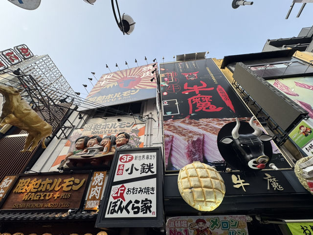 大阪難波一日遊：巨獅與美食的奇幻之旅