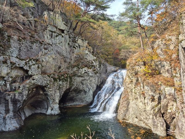 주왕산 폭포