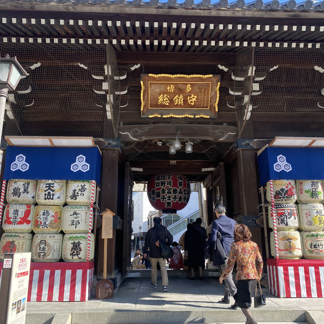 【福岡県博多🇯🇵櫛田神社】博多の総鎮守の櫛田神社へ参拝☺️