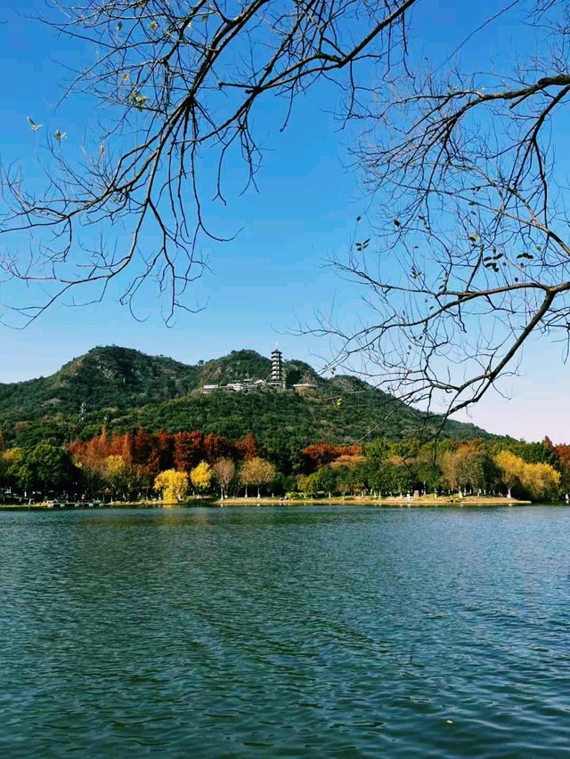 中國浙江杭州著名景點：湘湖，適合打卡拍照📸