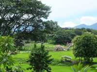 ขัวแตะ สะพานบุญไม้ไผ่วัดพระธาตุสันดอน ลำปาง