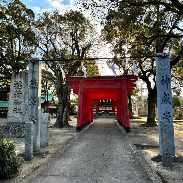 🇯🇵【愛媛県】朱塗りの鳥居が華やか！別宮稲荷神社⛩️^ ^