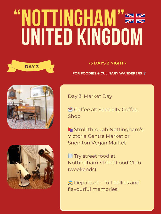 Nottingham itinerary 