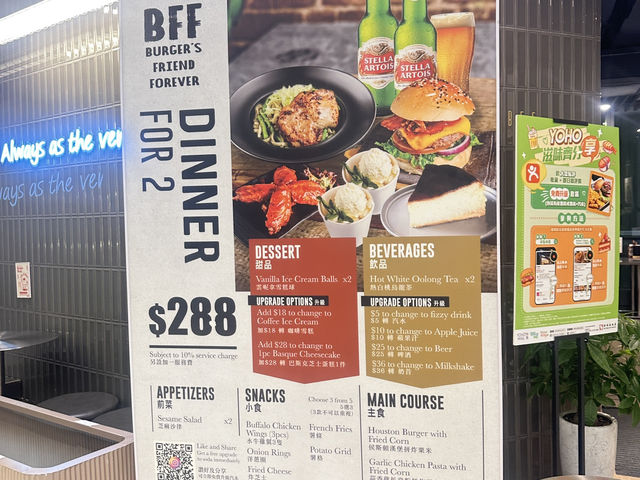Yoho mix Burger 店😆