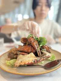 มาทานปูถึงสิงคโปร์ jumbo seafood🦀
