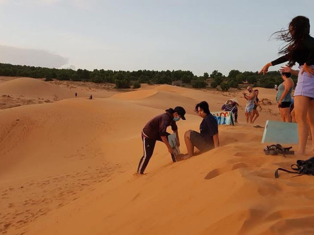 ทะเลทรายแดง (Red sand dunes)