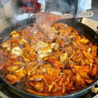 사상역 맛집 매콤한 철판 닭갈비 청계옥