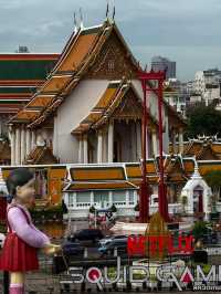 มุมหนึ่งของเสาชิงช้า