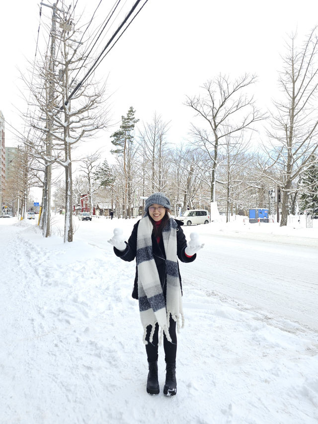 ❄️ Snowy Escape at Nakajima Park, Sapporo 
