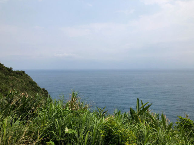 🌊 大石鼻山步道｜花蓮最美海堤木棧道，輕鬆登頂看海 