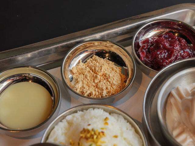 래트로 감성 식판에 주는 식판빙수 밤비공기 온천천🍧