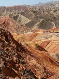 🎨 Nature’s Painted Masterpiece — Zhangye Colorful Danxia