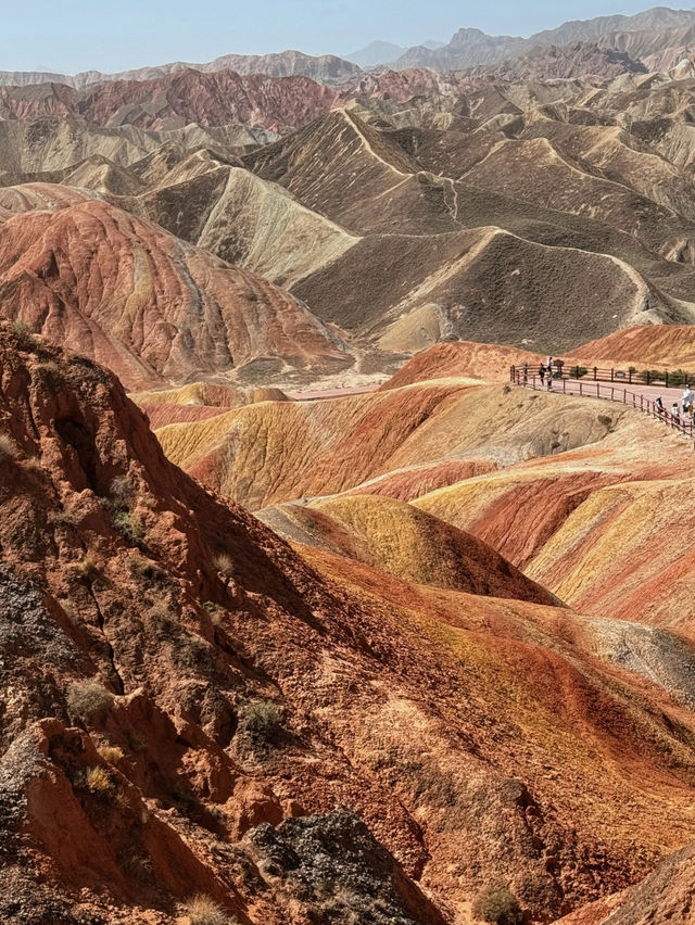 🎨 Nature’s Painted Masterpiece — Zhangye Colorful Danxia