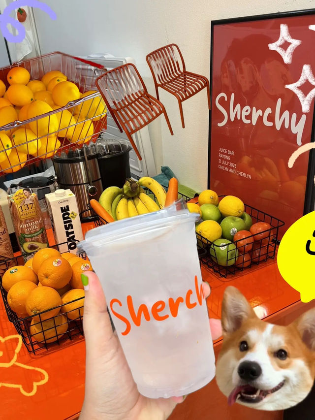 ✨🍋Sherchy juices bar 🧡น้ำsmoothie เมืองระยอง🍇💦