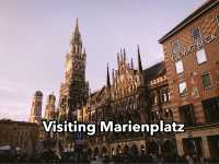เดินเล่นที่ Marienplatz ใจกลาง Munich