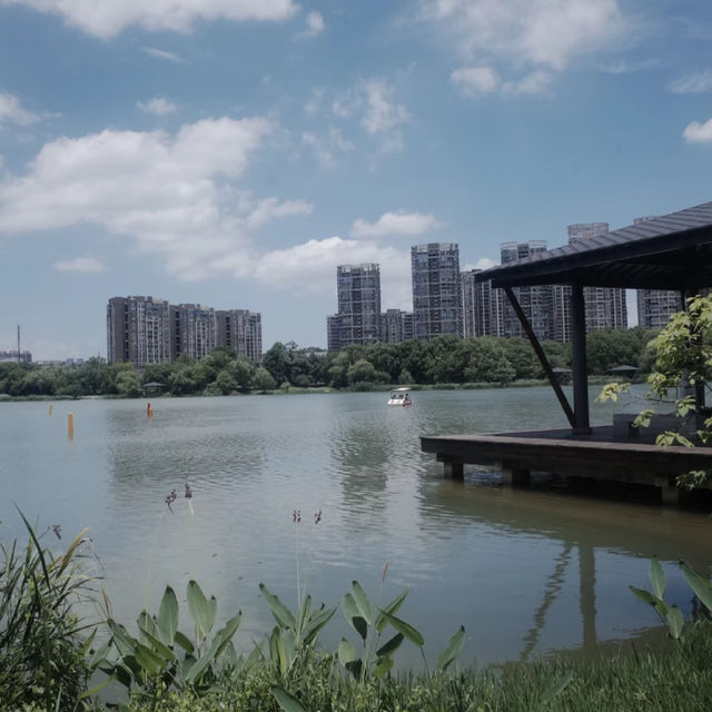 臨海靈湖公園~打卡超靚天氣🌞 臨海靈湖公園~打卡超靚天氣🌞
