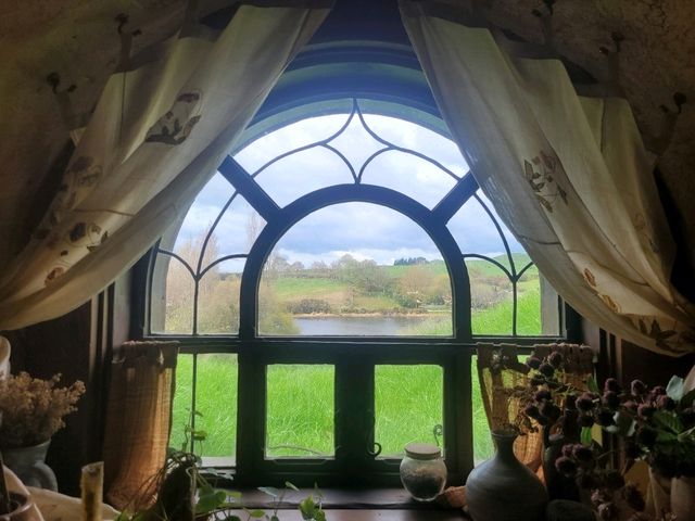 Walking through the steps of a Hobbit in Hobbiton