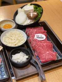 日本和牛壽喜燒。全日免加一。每人再減$10