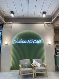 คาเฟ่ในปั้มน้ำมันจันทบุรี Station ES Cafe ☕️