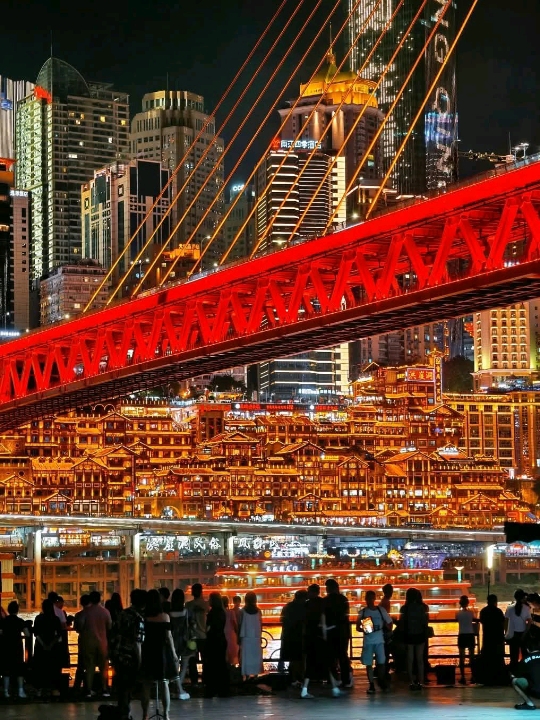 #hellohalloween

The site has over 2,300 years of history, originally serving as a fortress and pier. It later became home to Chongqing's working-class people before being redeveloped into the modern tourist attraction it is today.
Multi-level structure: Due to its cliffside location, the complex has multiple entrances. You can enter from the top at Cangbai Road (the 11th floor) and exit from the bottom near the river (the 1st floor). 