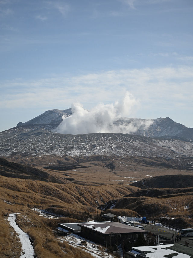 熊本阿蘇火山自然美景全攻略🏔️必飲阿蘇牛奶Chill一Chill！
