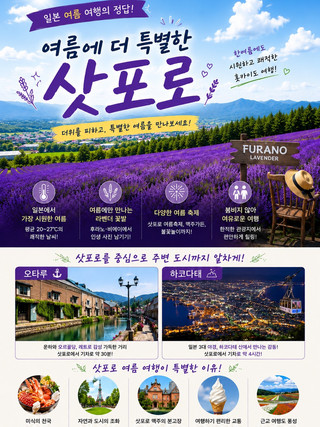☀️한여름에도 시원한 일본, 삿포로 여행 추천하는 이유