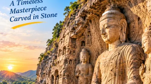 Longmen Grottoes, China🇨🇳: A Timeless Masterpiece Carved in Stone 🏯✨ — traveler post in Ding'an