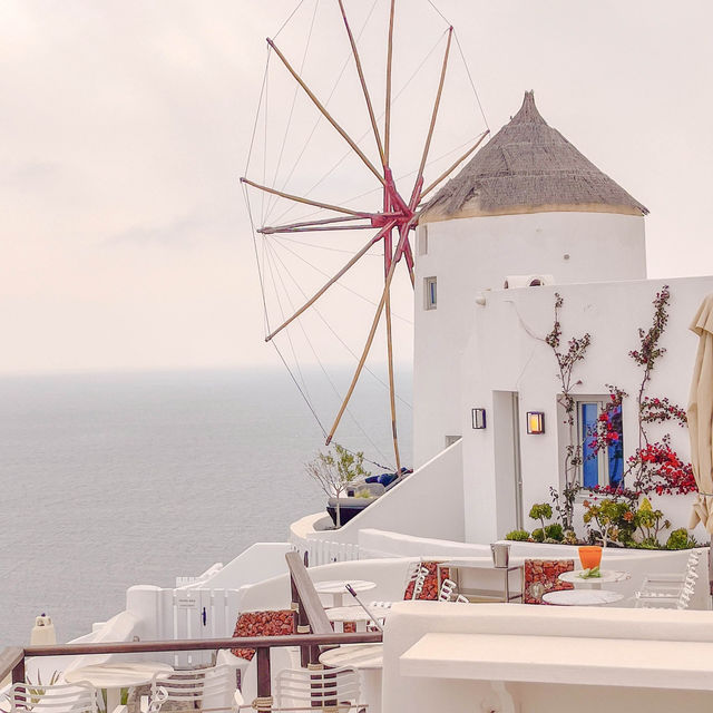 The Windmills of Santorini & History 🩵