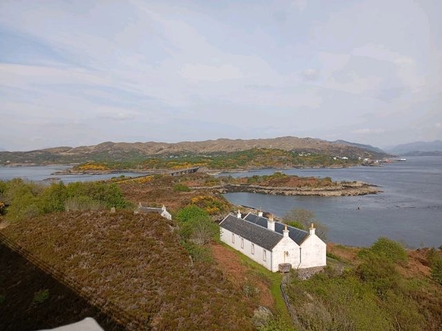 Skye Bridge and the village of Kyleakin 