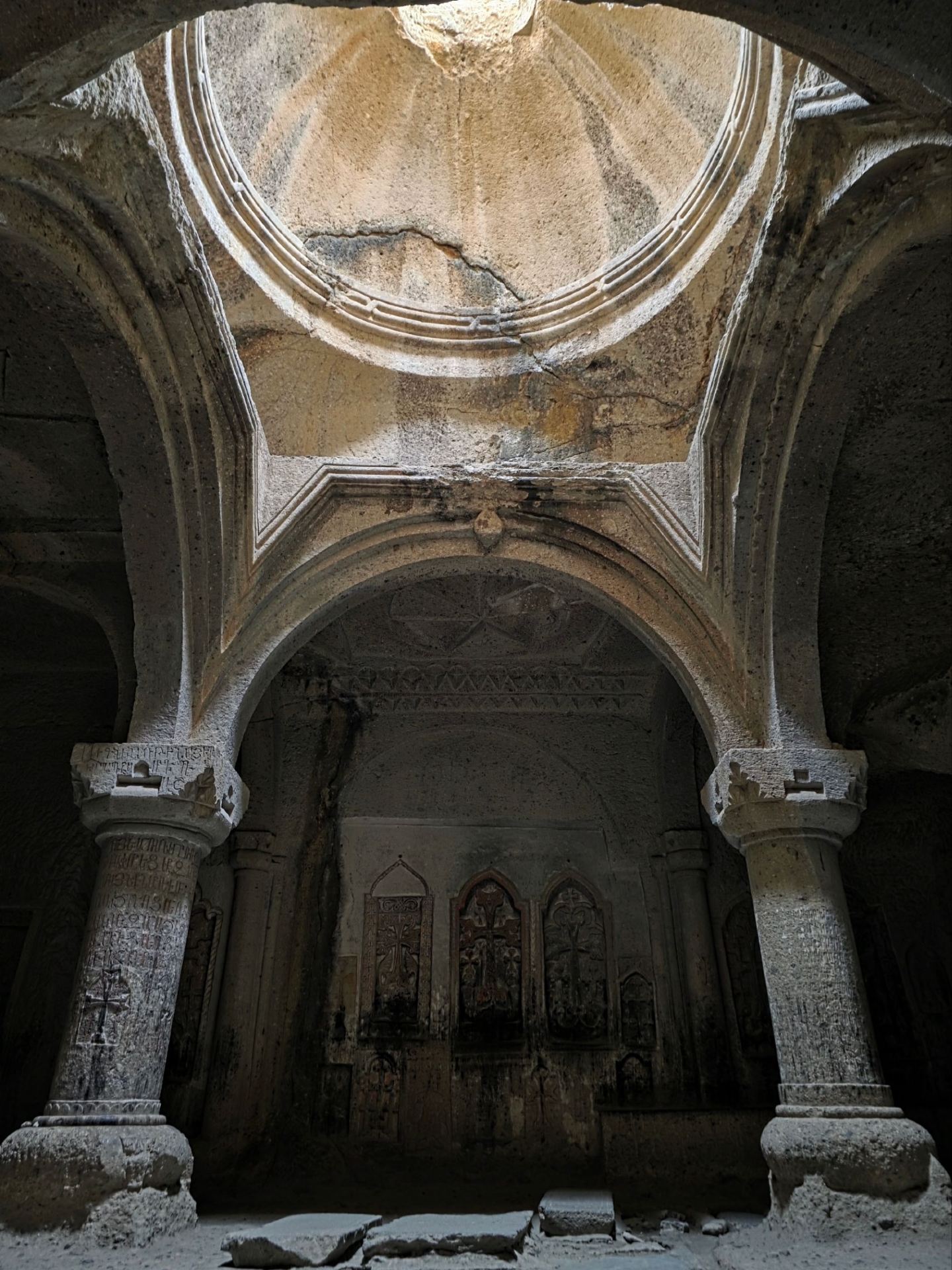 The medieval church carved out of a solid mountain ⛰️🇦🇲