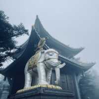 Golden Temple - Nestled above the clouds!