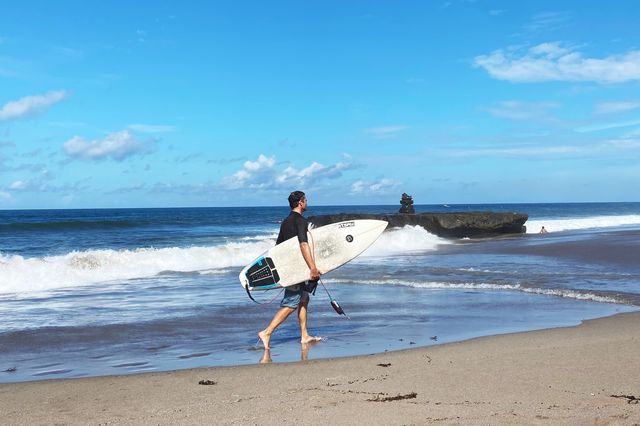 When you come to Bali, how can you miss surfing!