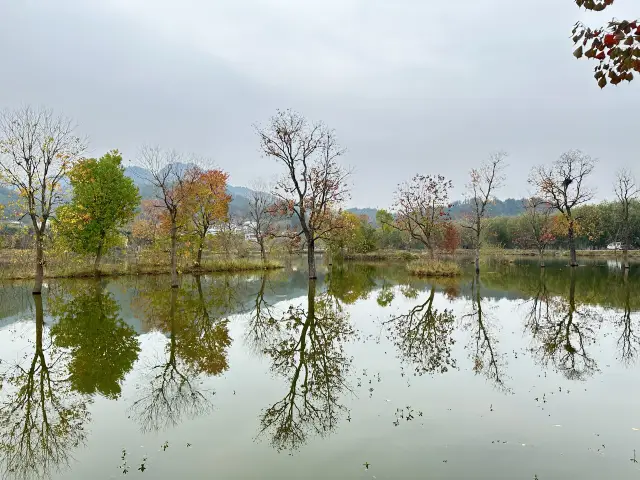 Ink and wash Dabie Mountains, beautiful Hexi Fan