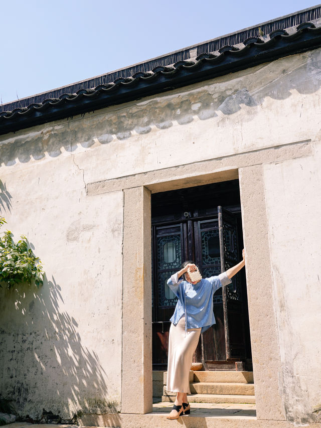 沒想到在蘇州，園林是可以進去住的