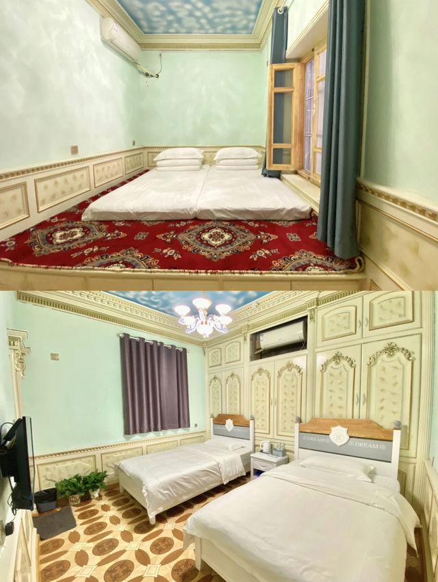新疆喀什喀什古城宛如宮殿般的民宿