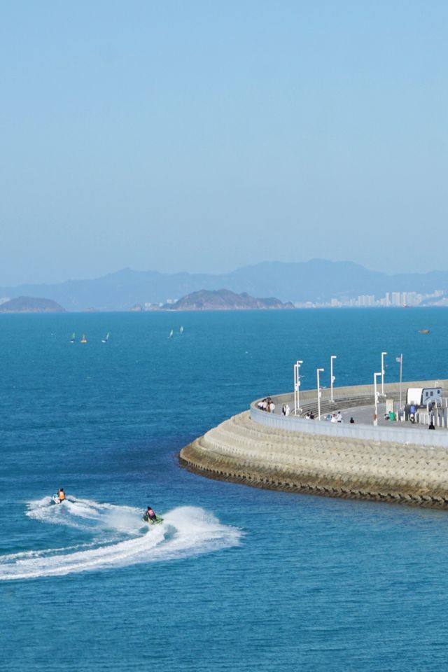 深圳桔釣沙看海！這也太頂了吧！