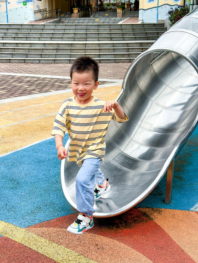深圳兒童樂園 各種滑梯驚呆我