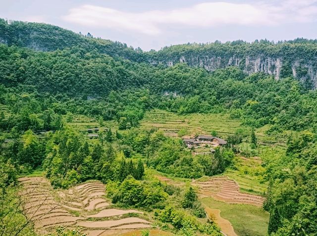 Hiking Adventure in Giant Pits of Xiaozhai