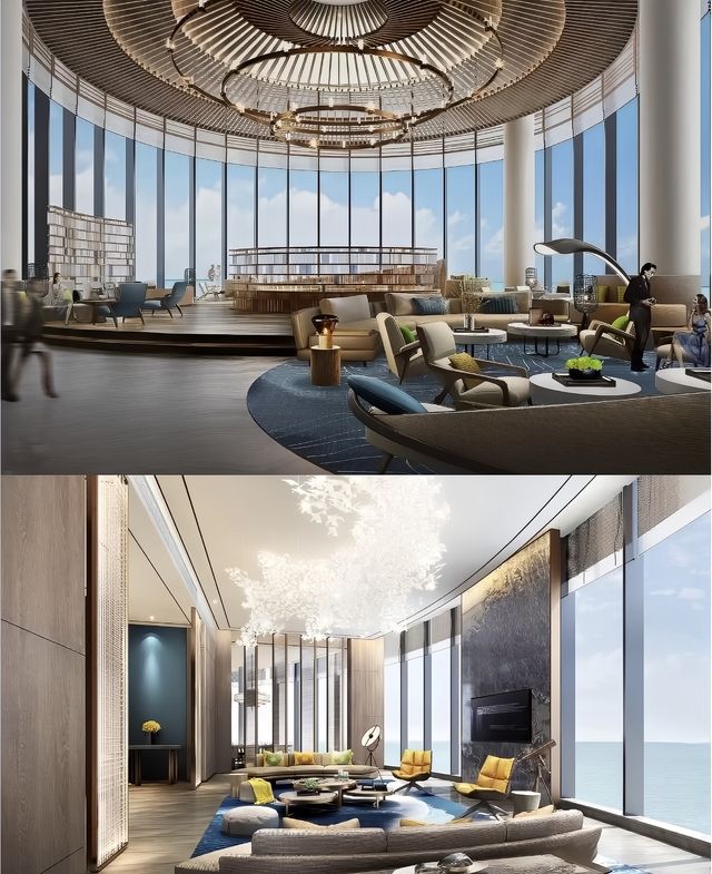 酒店：海南海花島希爾頓酒店。