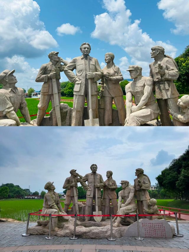 瑞金紅井景區～打卡課文《吃水不忘挖井人》。
