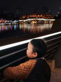 成都不止九眼橋，最美夜景安順廊橋