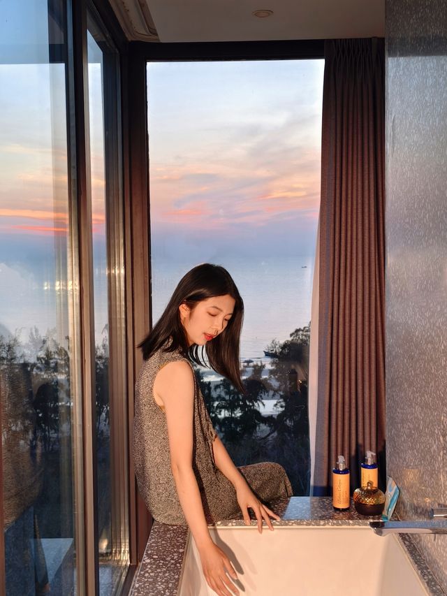 不照騙住到了涠洲島落日超正的海景房