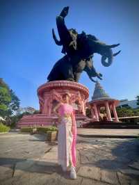 The most beautiful 🩷 pink Museum “Erawan museum”