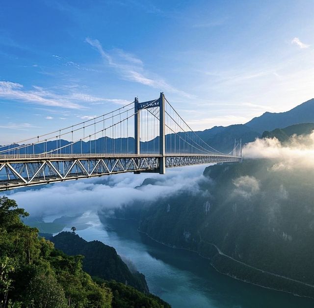 漫步越南河江天空之橋，邂逅雲端奇景